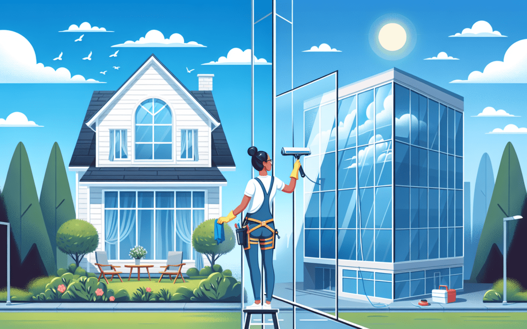 The Ultimate Guide to Spotless Windows: A Professional Window Cleaner’s Tips for Residential and Commercial Spaces